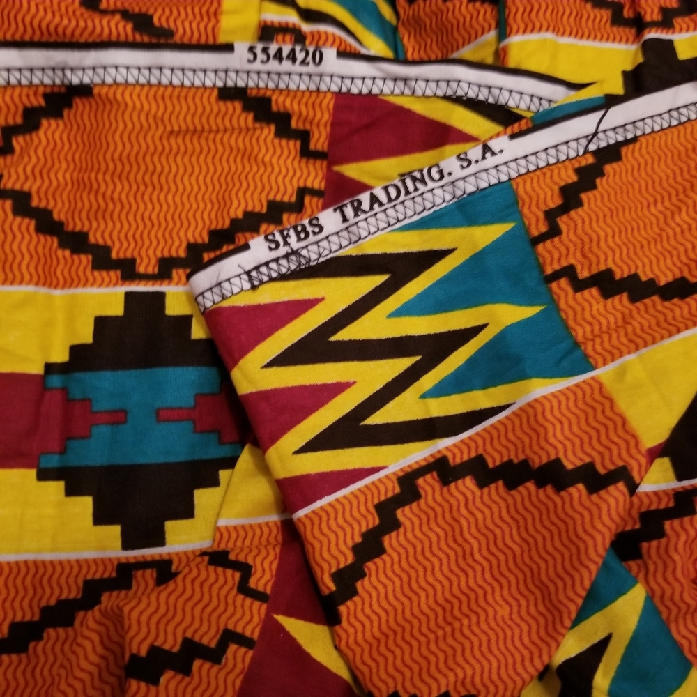 Ankara African Print Maxi Skirt - Picture 4 of 4